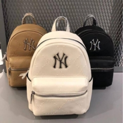 Balo MLB Mini NY Black White Cream